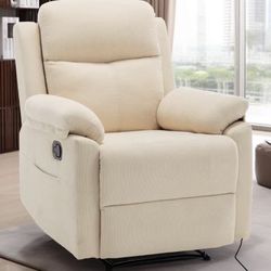 Beige Recliner Chair 