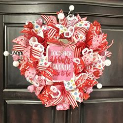 Heart Shaped Valentine’s Day Wreath