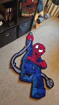 Lego Spiderman Tufted Rug