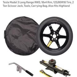 Tesla Complete Spare Wheel Tire Kit