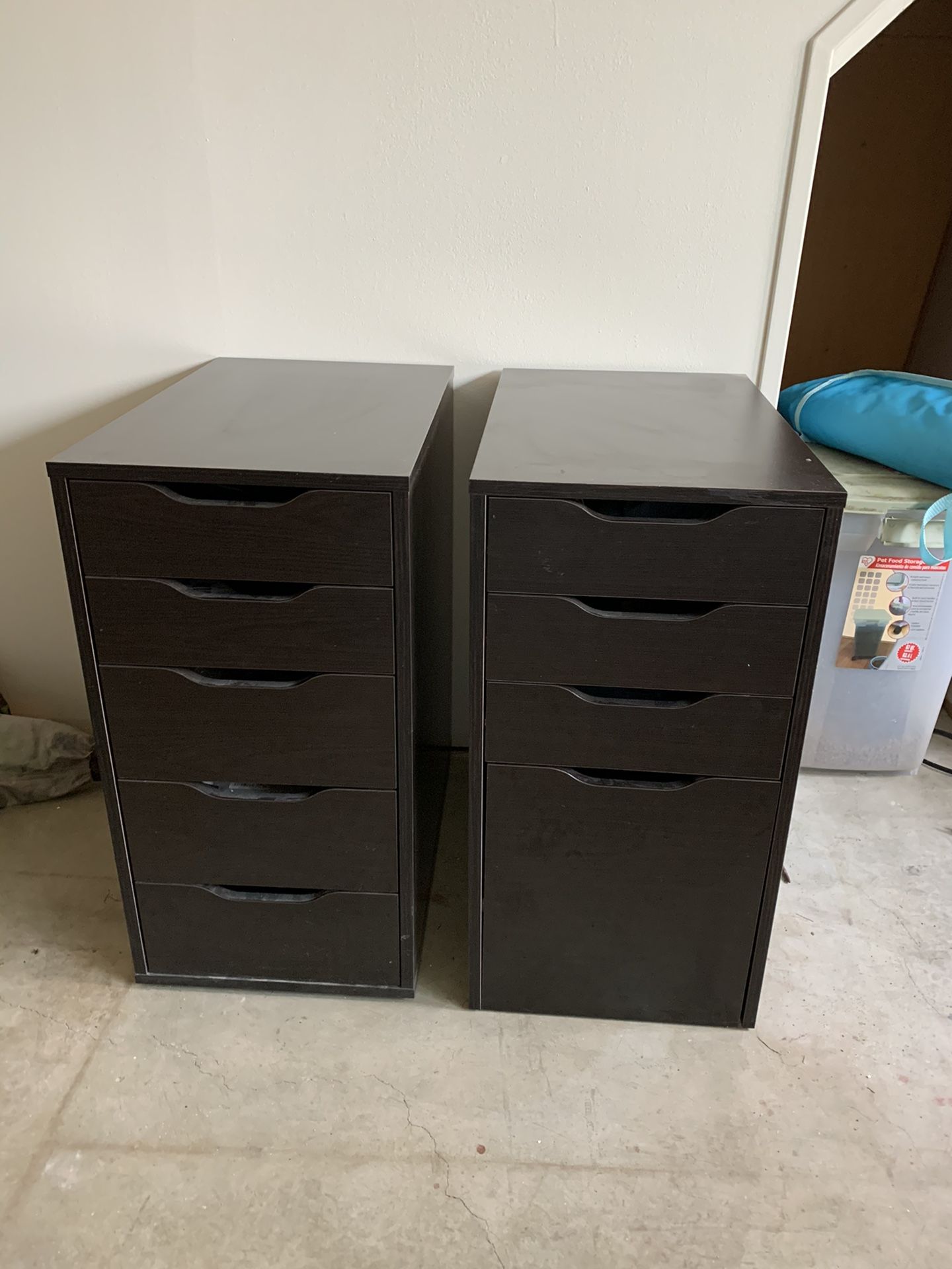 IKEA desk drawer units