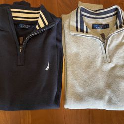 2 Nautica Sweaters - Size Large 