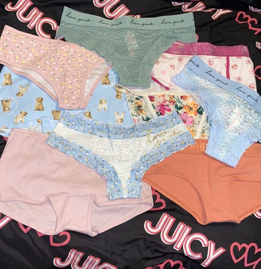 9pc Victoria’s Secret pink panties