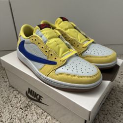 Travis Scott 1 Jordan Low Canary 8.5W