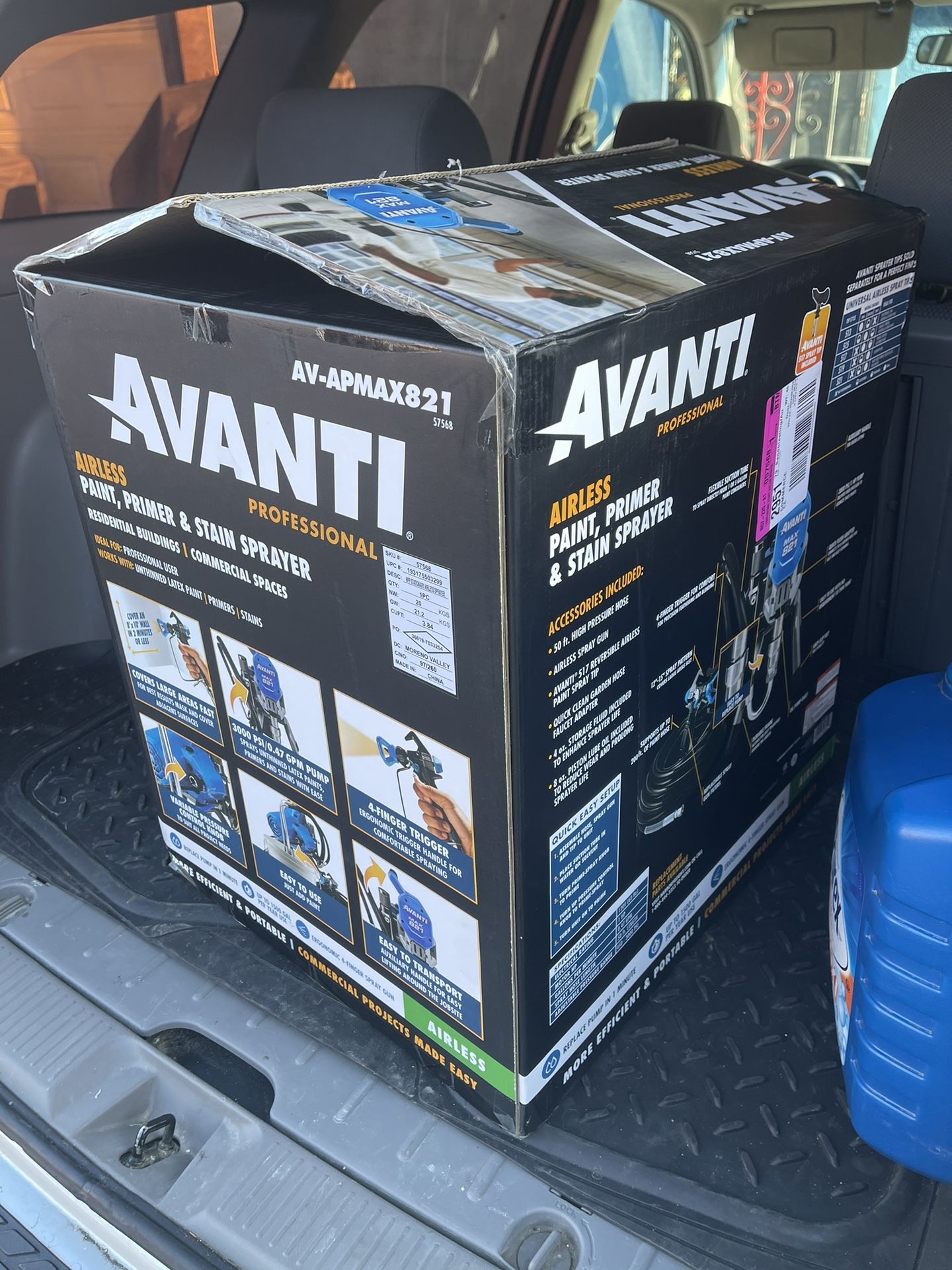 Avanti Max 821 Airless Sprayer Brand New