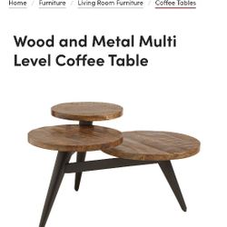 3 Tier Coffee Table