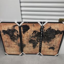 World Map (3 Piece)