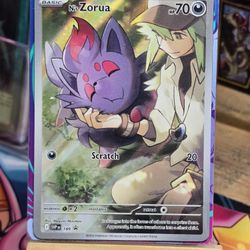 POKEMON N's Zorua 189 Sv: Scarlet & Violet Sealed Promo Card Holo