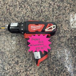 Milwaukee M12 Drill 