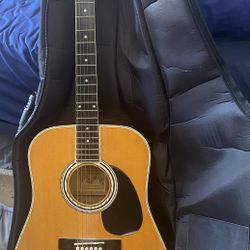 Vintage Elezan Guitar And Case