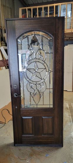 32x80 Mahogany Door