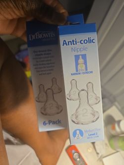 Dr. Brown’s Natural Flow Level 2 Narrow Baby Bottle Silicone Nipple,Medium Flow,3m+,100% Silicone Bottle Nipple,6 Count (Pack of 12)