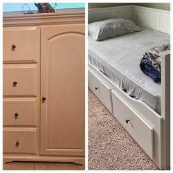 Twin/King Daybed And Dresser