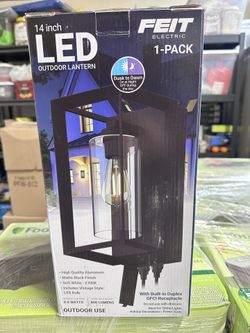 Feit Electric 14” Outdoor Wall Lantern – New