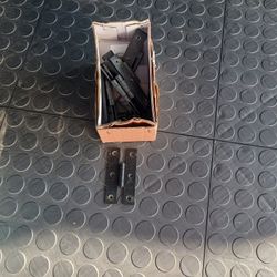 Hinges- 8 Black/Silver