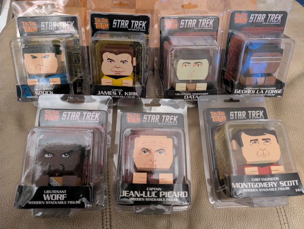 Star Trek Tiki Tiki Totems - Never Opened!