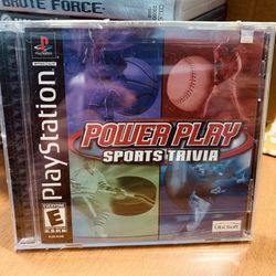 Power Play Sports Trivia, PlayStation 2002. Sealed!! 
