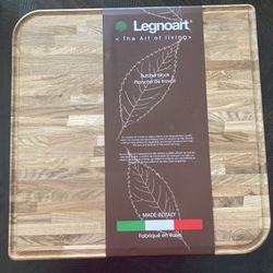 LEGNOART ITALIAN BUTCHER BLOCK 20” x 20” x 1.5”