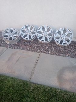 Nissan Titan 20" Alloy Wheel Silver 20x7-1/2" 2016-2023 OEM