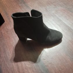 INC Black Booties 