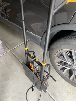 Stair Climbing Cart 330 lbs Capacity Folding Trolley with Telescoping Handle and Bungee Cords