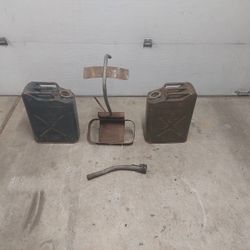 Military 1950s 5 Gallon Gas Tank