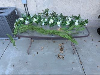 Artificial Rose and Wreath Vine