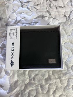 Dockers Black Leather Bifold Wallet