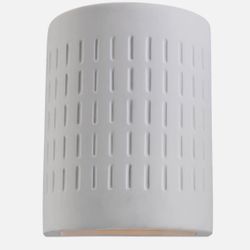 Visual Comfort Paintable Ceramic Sconce in White