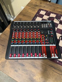 Fulode CT-80S 8-Channel Audio Mixer