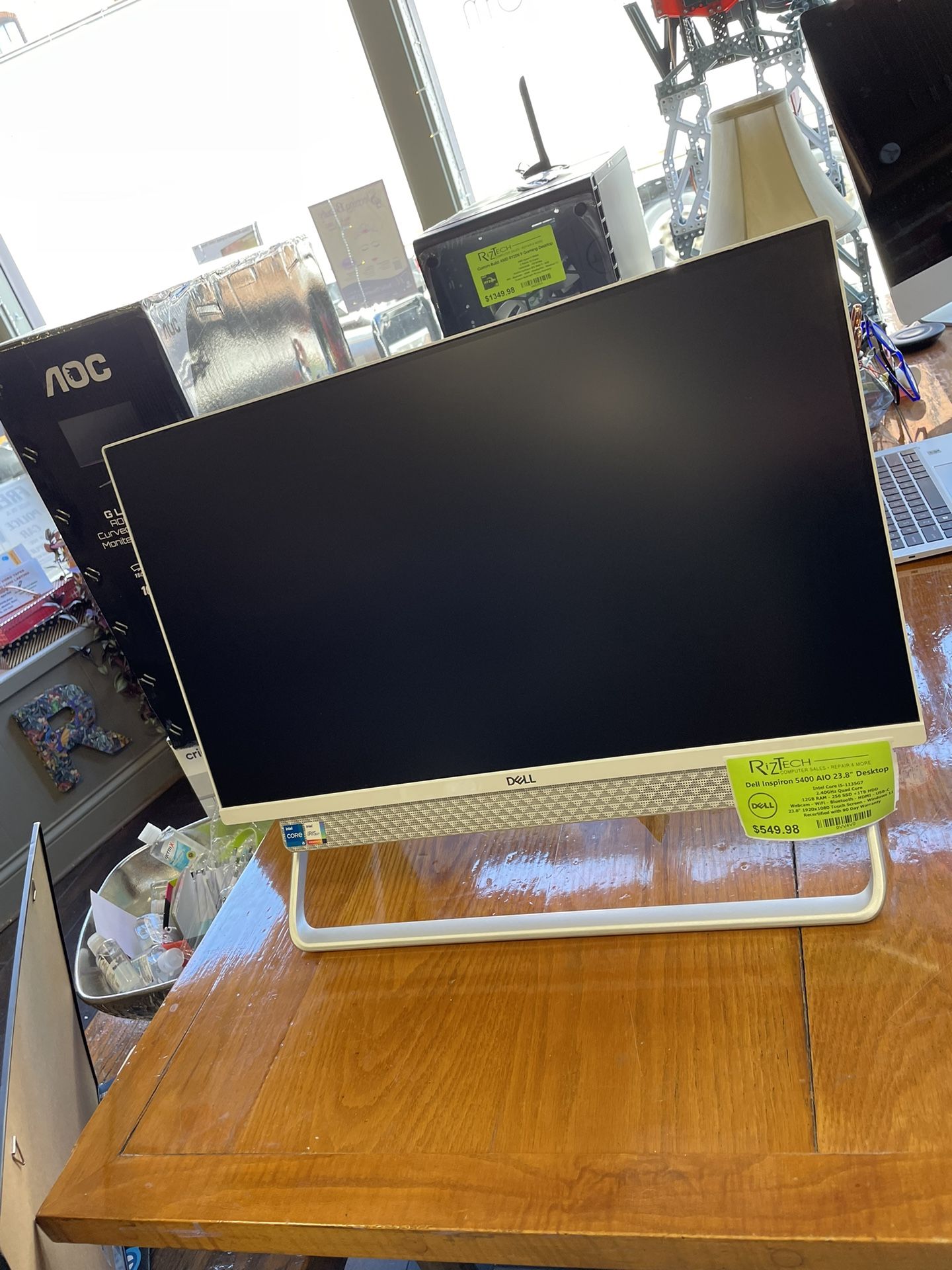 Dell Inspiron 5400 All-in-One 2.40GHz Quad Core 12GB RAM 256 SSD 1TB HDD 23.8" 1920Γ1080 Touchscreen