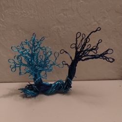 Handmade Wire Tree Art Sculpture Decor Intertwine 