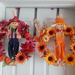 Scarecrow Fall Wreaths