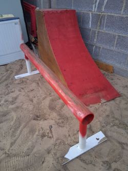 Skateboard rali and ramp