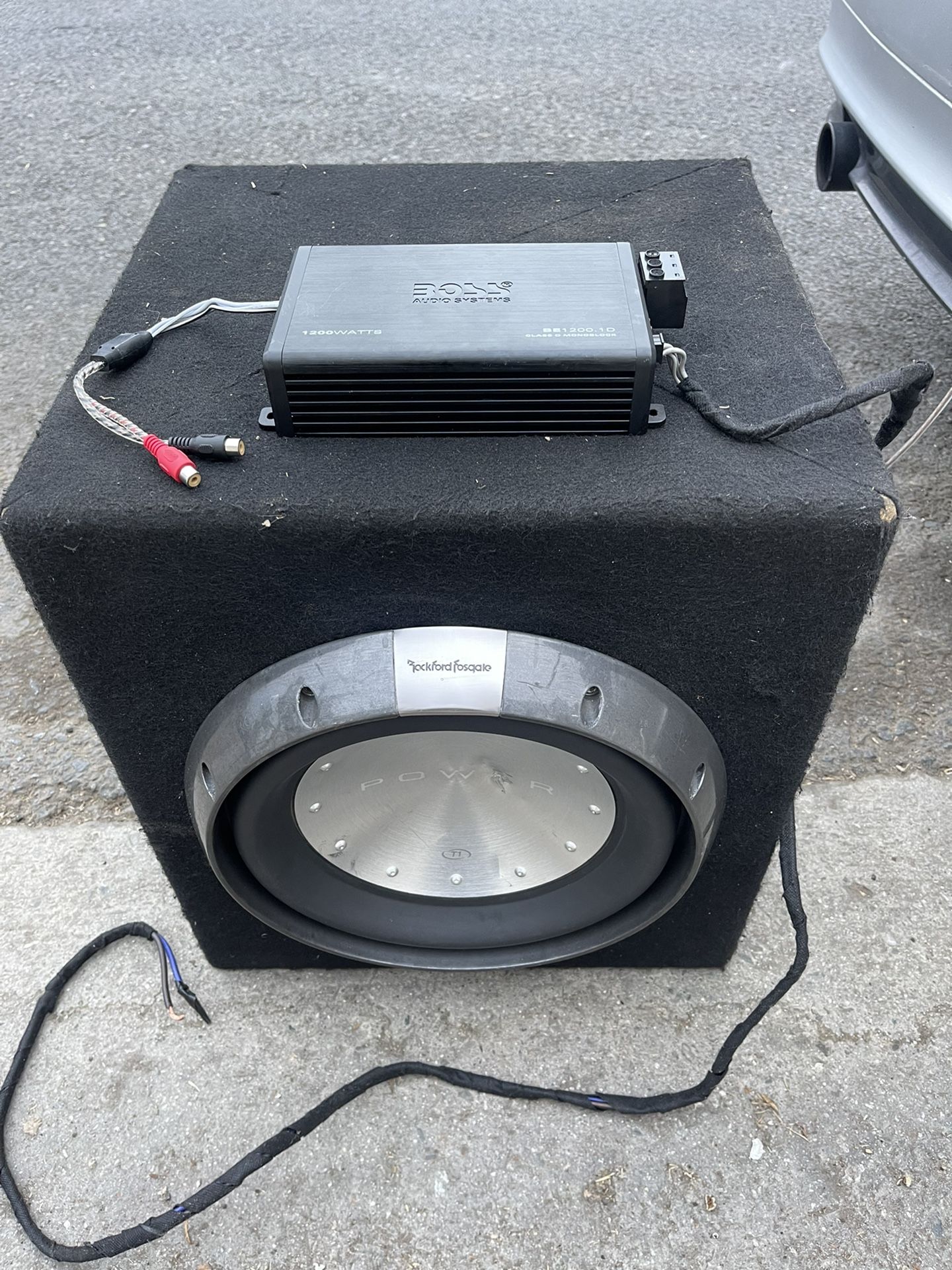 Rockford Fosgate T1 12 And Amp for Sale in Hawaiian Gardens, CA OfferUp