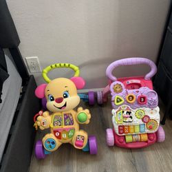 Baby Push Walkers – Activity Learning Walkers (Excellent Condition)