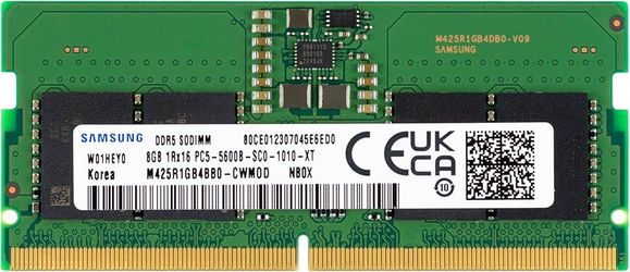 SAMSUNG 8 gb ram stick ddr5 (16GB total)
