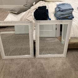 Two Vanity Mirrors