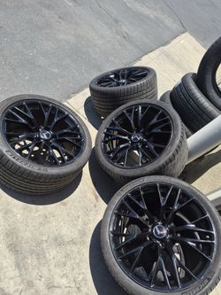 Corvette c7 z06 oem wheels 19 20s