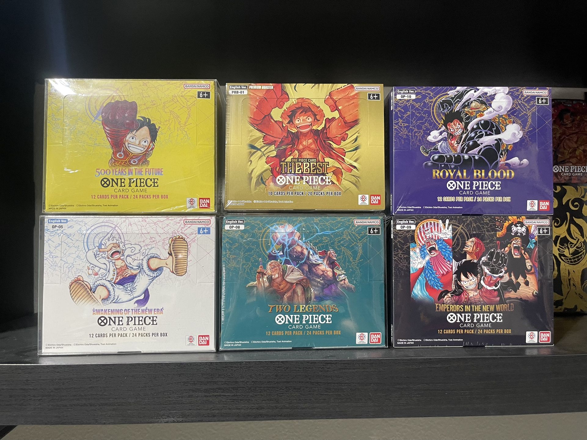 One piece card game Boxes