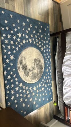 Free moon and stars 4x6 carpet