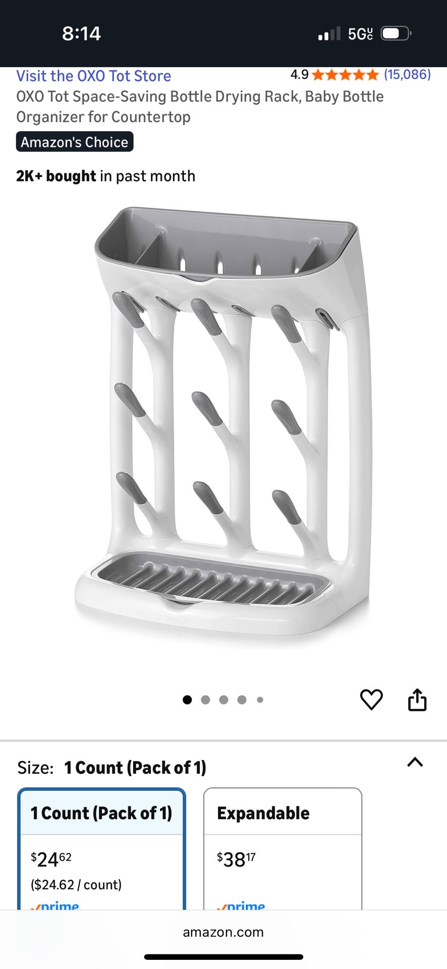Baby Bottle Drying Rack