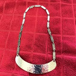 Sarah coventry jewerly Hammered Silver plated .
