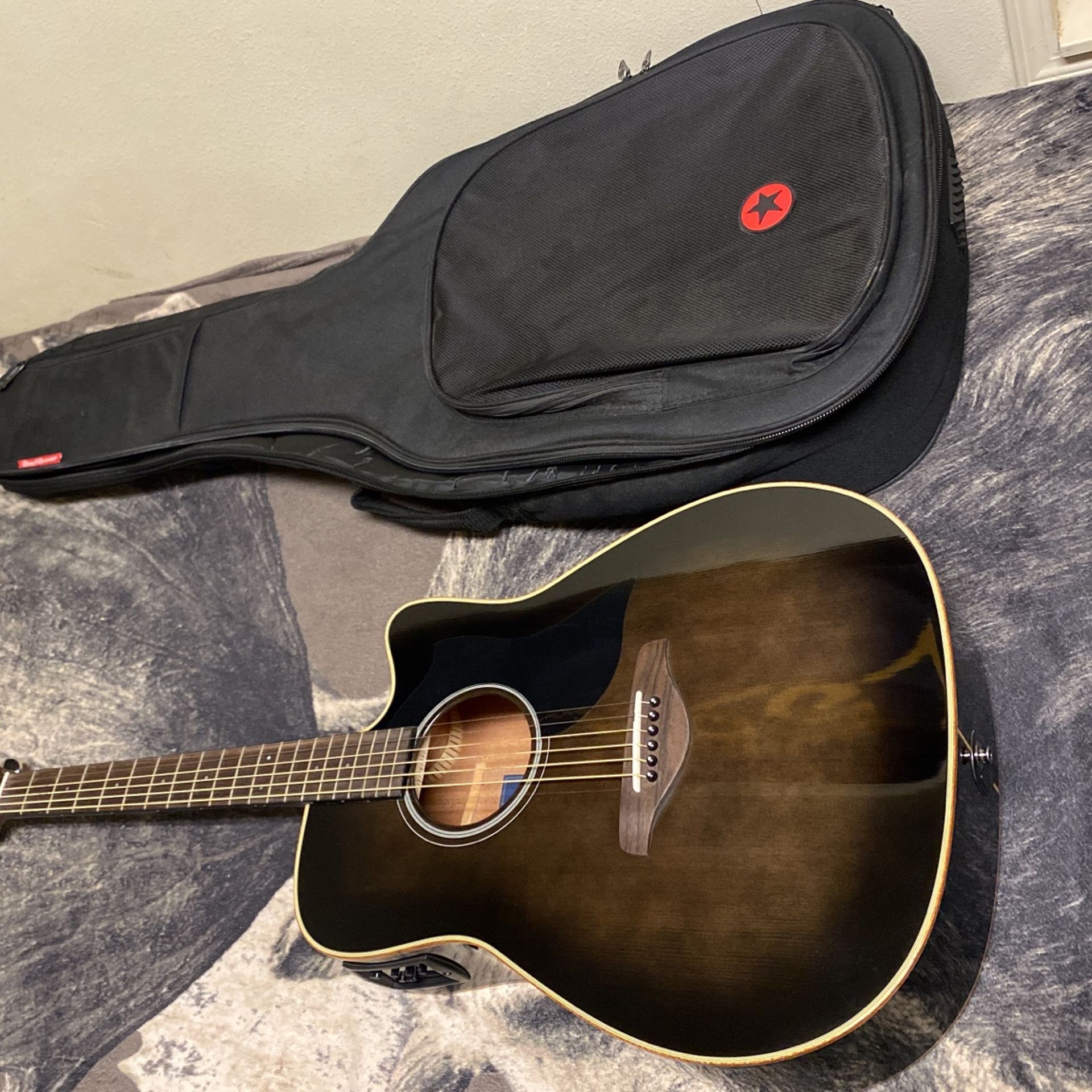 Yamaha A1M ACOUSTIC GUITAR With Soft shell Case
