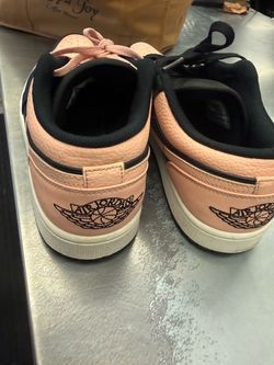 Air Jordan Low-Top Sneakers Pink and Black