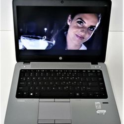 HP 14” i5 ELITEBOOK 840 G1 BACKLIT KEYBOARD BLUETOOTH USB 3.0 500GB HDD DISPLAY PORT WINDOW 10 PRO