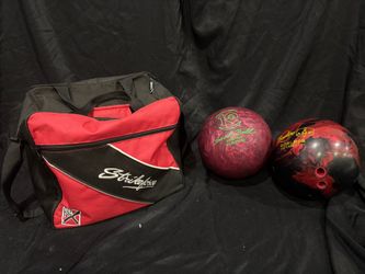 Bowling ball set + single tote bag