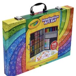 ART SUPPLIES: Crayola Imagination Coloring Set Features 115 pieces 