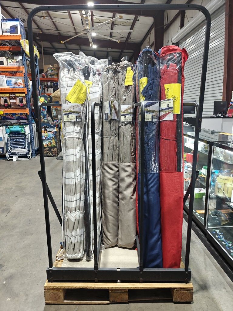 10ft Cabana Market Umbrella with Sunbrella Fabric
