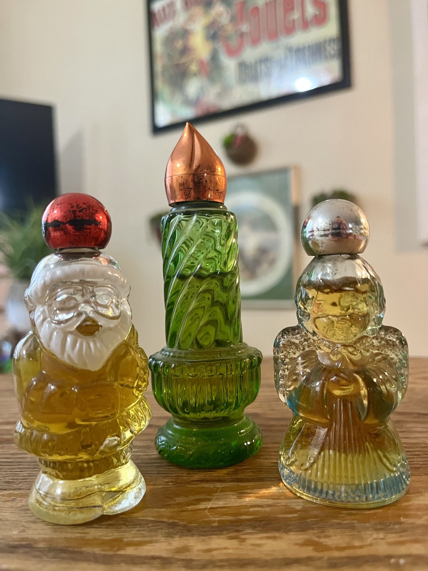 Vintage 60’s Avon Perfumes in Christmas Bottles - Vintage Avon Perfumes